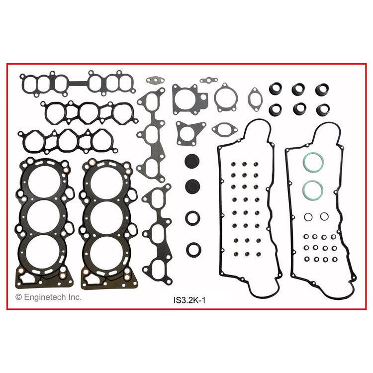 Enginetech Engine Full Gasket Set for Isuzu Cars and Trucks – Part Number IS3.2K-1