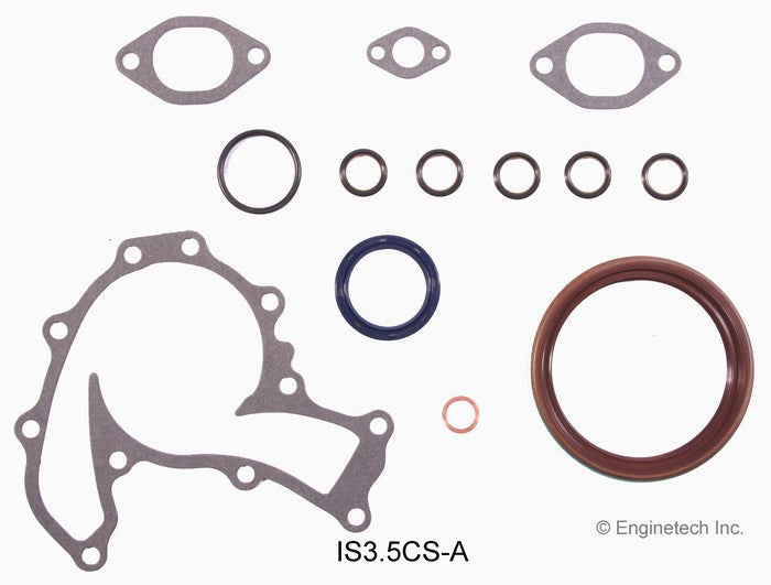 Enginetech Engine Lower End Gasket Set for Isuzu Cars and Trucks (Part No. IS3.5CS-A)