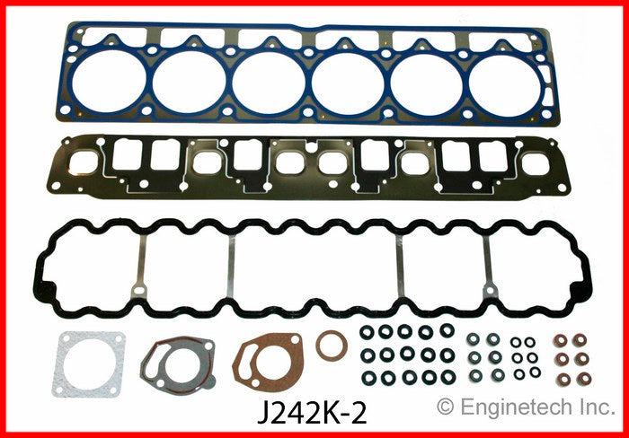 Enginetech J242K-2 Engine Full Gasket Set for Jeep Cherokee, Grand Cherokee, and Wrangler