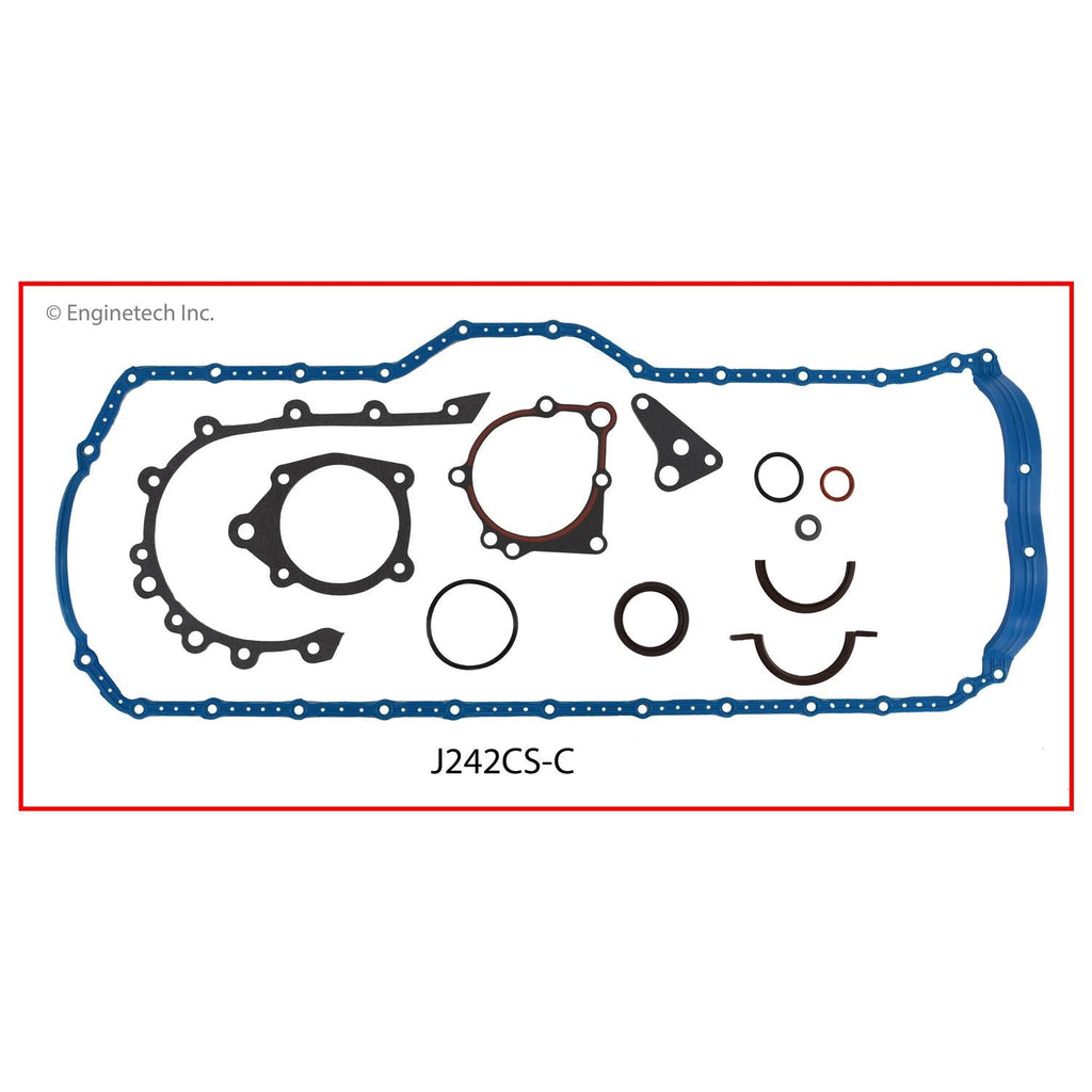 Enginetech J242K-2 Engine Full Gasket Set for Jeep Cherokee, Grand Cherokee, and Wrangler