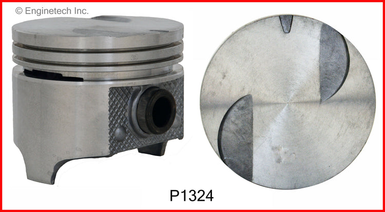Enginetech K1324(4)P.75 Engine Piston Kit with Full Ring Stack for Ford Ranger (1983-1988)