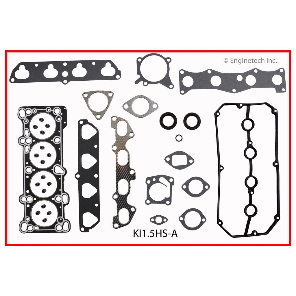 Enginetech Kia KI1.5HS-A Engine Cylinder Head Gasket Set for Kia Rio (2001-2002)