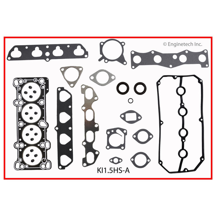 Enginetech Engine Full Gasket Set for Kia Rio 2001-2002 | Part KI1.5K-1