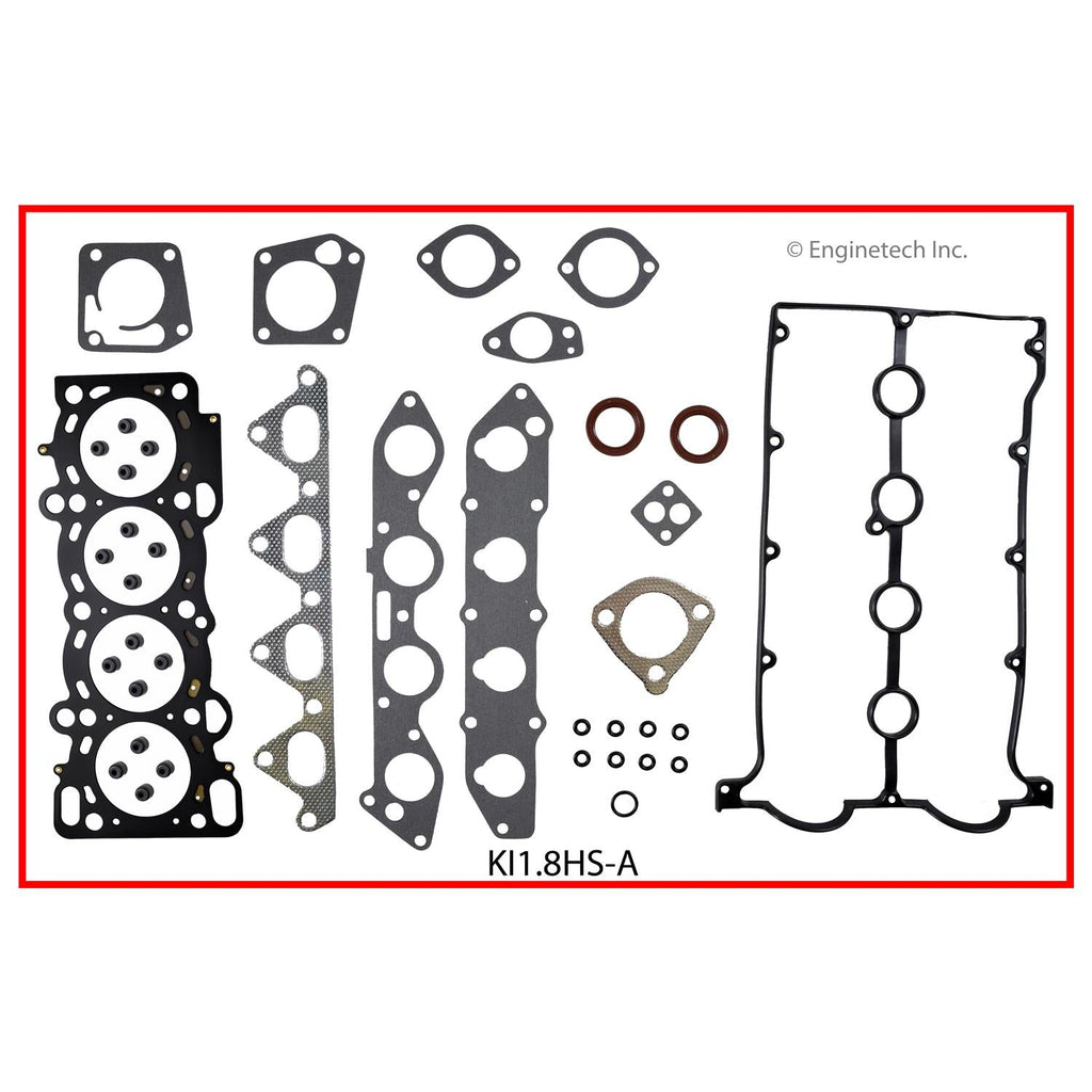 Enginetech Engine Cylinder Head Gasket Set for Kia Sephia & Spectra (Part KI1.8HS-AWB)