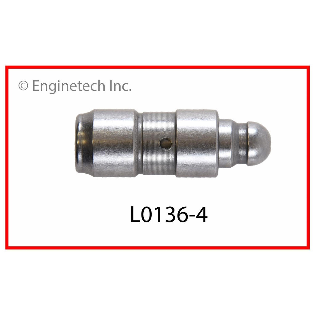Enginetech L0136-4 Engine Valve Lifter 4 Pack for Chevrolet and Buick Models