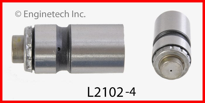 Enginetech L2102-4 Engine Valve Lifter 4 Pack for Ford EXP and Escort