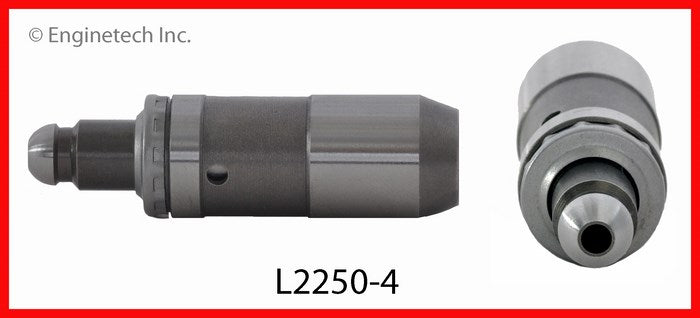 Enginetech L2250-4 Engine Valve Lifters - 4 Pack for Hyundai 1992-1997 Models