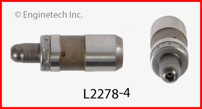 Enginetech Engine Valve Lifter 4 Pack for Chrysler Vehicles - Part L2278-4