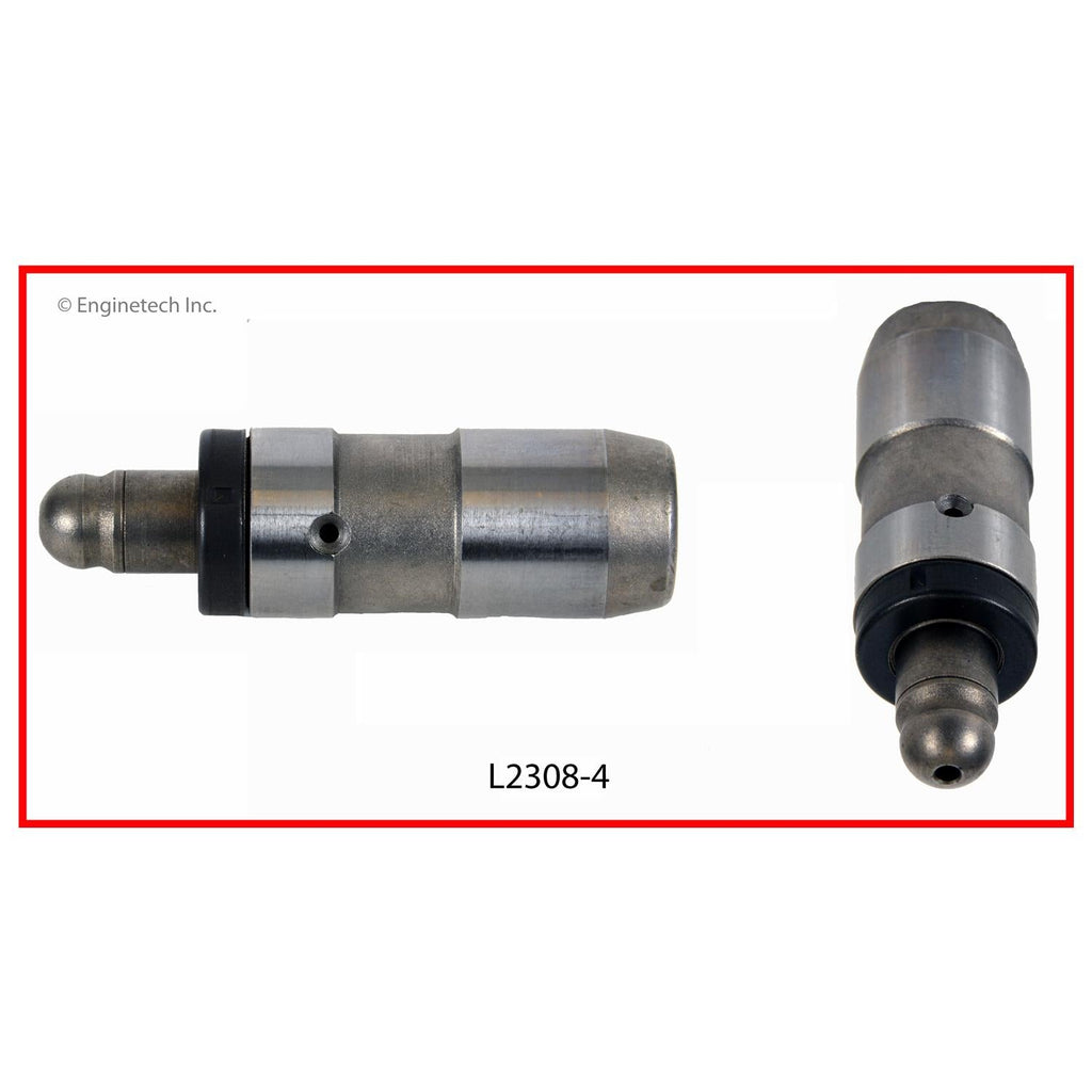 Enginetech L2308-4 Engine Valve Lifter 4 Pack for Chrysler Jeep Dodge Ram Vehicles