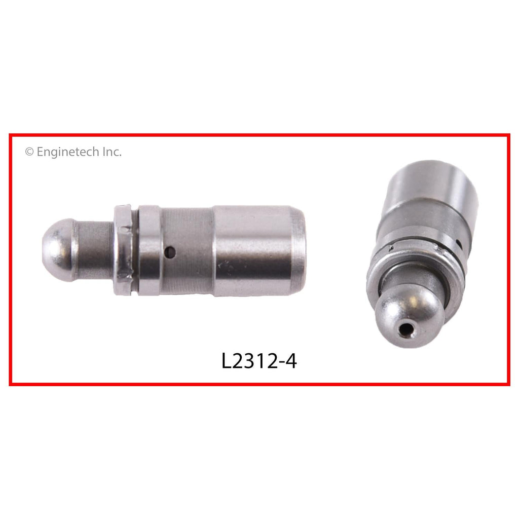 Enginetech Engine Valve Lifter 4 Pack for Hyundai and Kia 2012-2014 Models