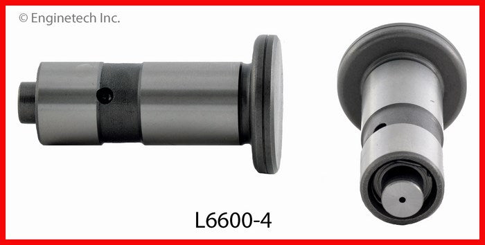 Enginetech L6600-4 Engine Valve Lifter 4-Pack for Nissan and Mercury Vehicles