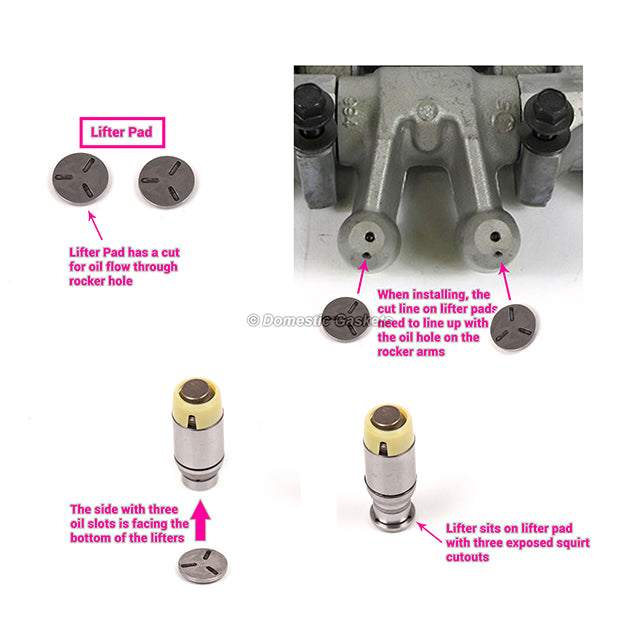 Head Gasket Set Bolts Lifters Fit 96-99 Dodge Plymouth Neon Stratus Breeze 2.0