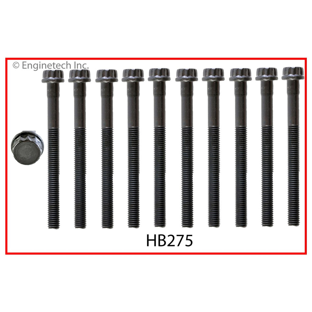 Enginetech LX4.0HS-BWB Engine Cylinder Head Gasket Set for Lexus Cars and Trucks with Head Bolts