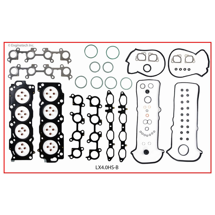 Enginetech LX4.0HS-B Engine Cylinder Head Gasket Set for Lexus Cars and Trucks