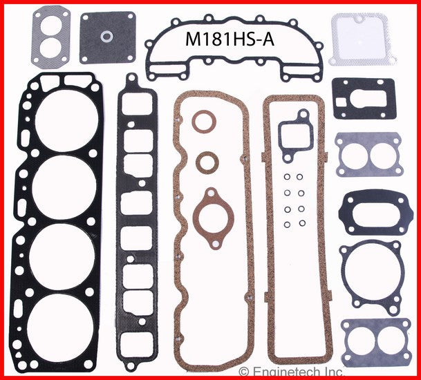 Enginetech Mitsubishi M181HS-A Engine Cylinder Head Gasket Set for Cars and Trucks
