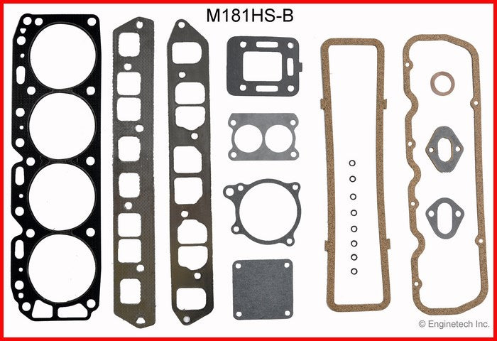Enginetech M181HS-B Engine Cylinder Head Gasket Set for Mitsubishi Cars and Trucks