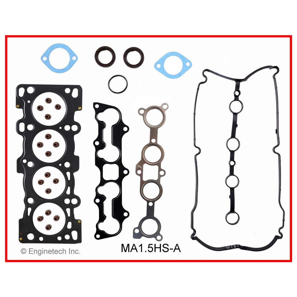 Enginetech MA1.5HS-A Engine Cylinder Head Gasket Set for Mazda Protege
