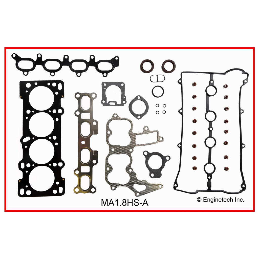 Enginetech MA1.8K-1 Engine Full Gasket Set for Mazda and Ford Vehicles