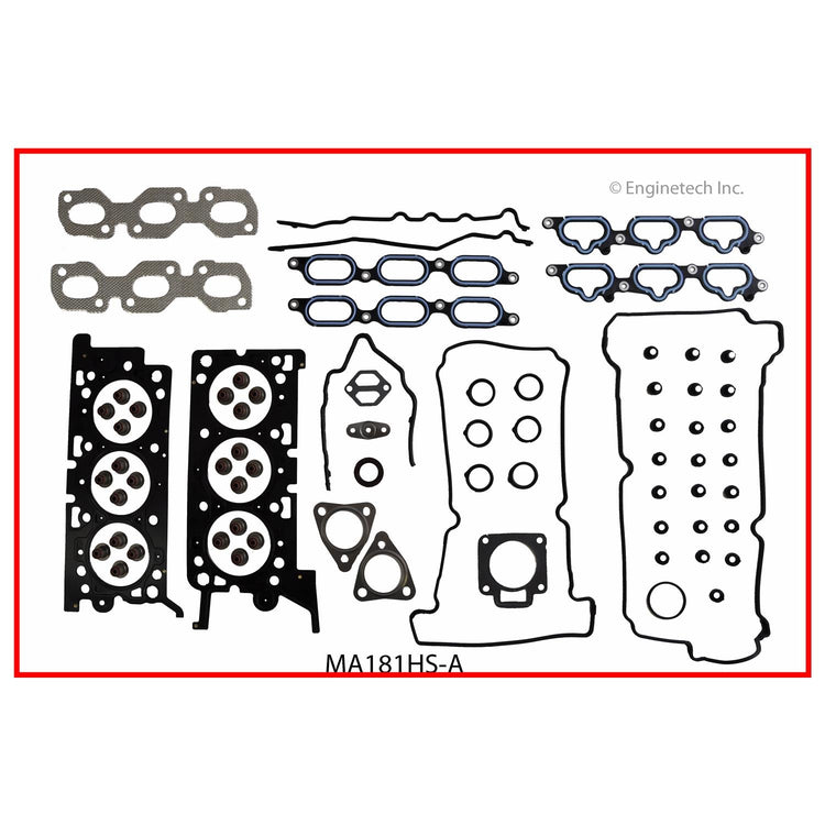 Enginetech MA181HS-A Engine Cylinder Head Gasket Set for Mazda MPV (2002-2006)