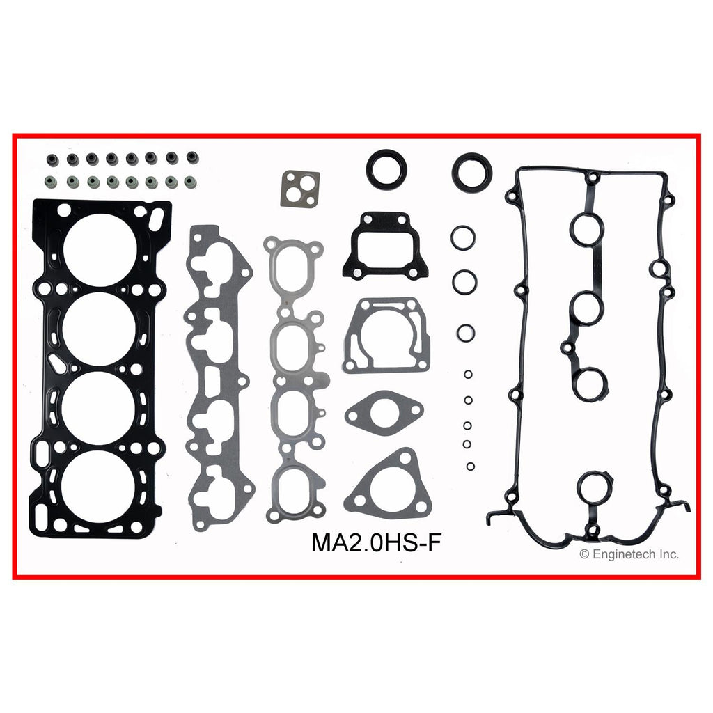 Enginetech MA2.0HS-FWB Engine Cylinder Head Gasket Set for Mazda and Ford Vehicles