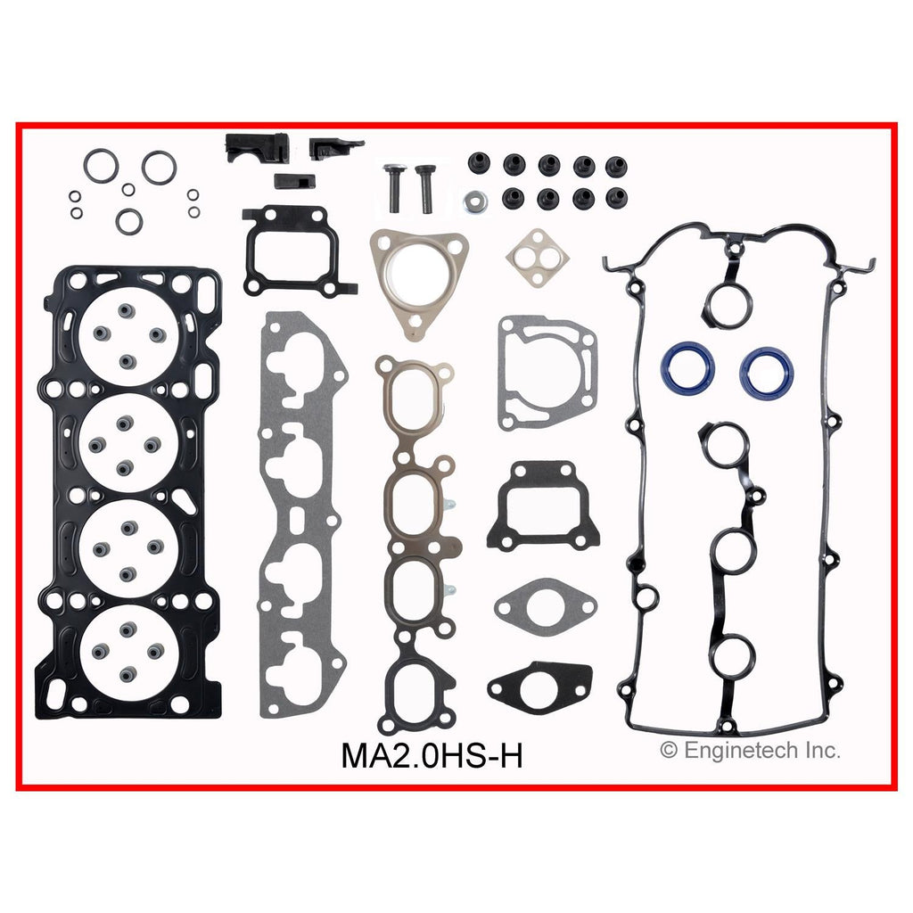 Enginetech MA2.0HS-H Engine Cylinder Head Gasket Set for Mazda 626 (2000-2002)