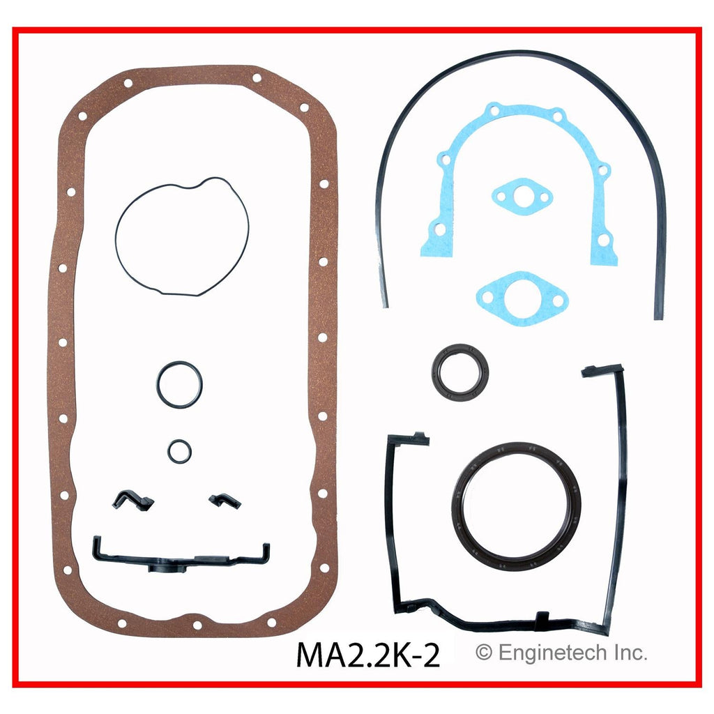 Enginetech MA2.2K-2 Engine Full Gasket Set for Mazda and Ford Vehicles