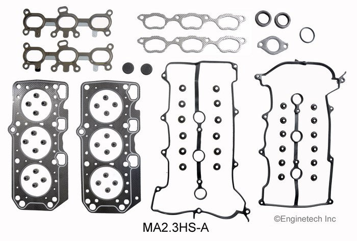 Enginetech Mazda MA2.3HS-A Engine Cylinder Head Gasket Set for Mazda Millenia (1995-2002)