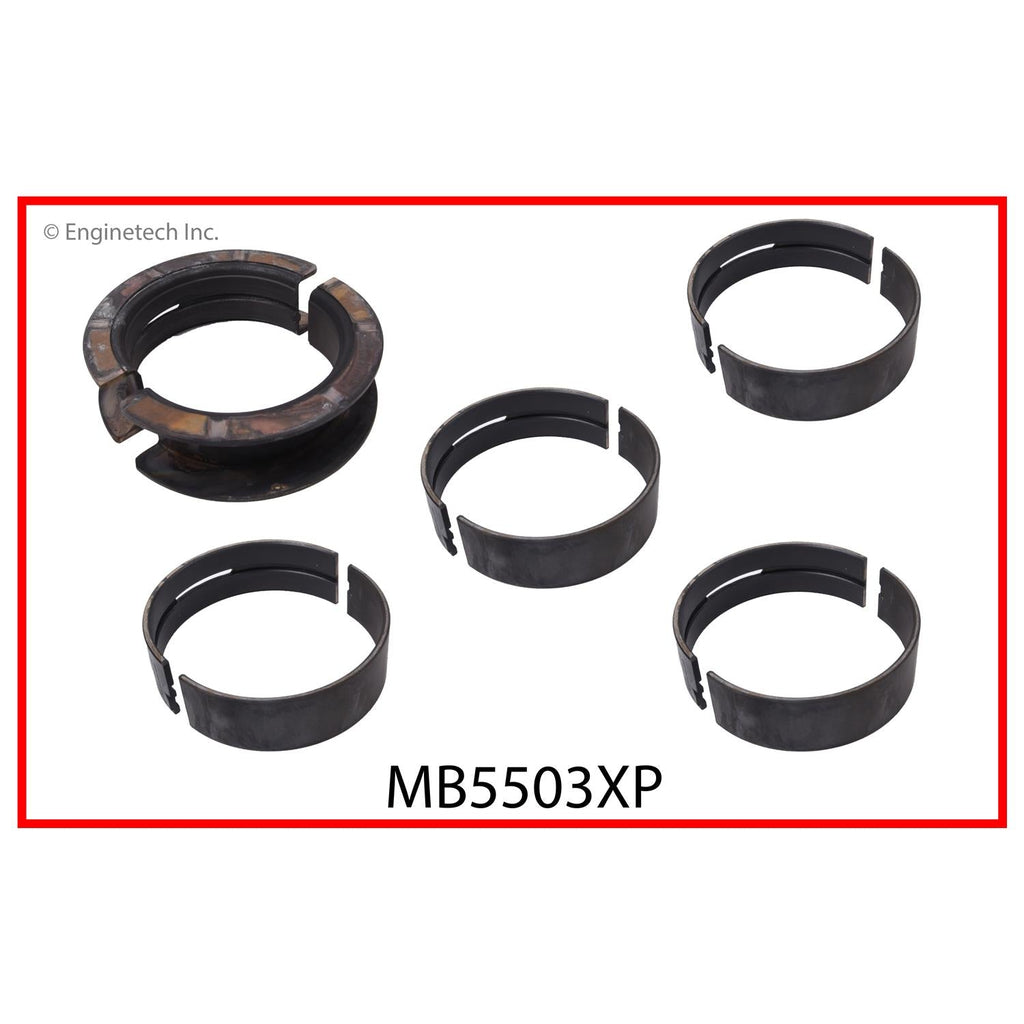 Enginetech MB5503XPSTDX High Performance Engine Crankshaft Main Bearing Set