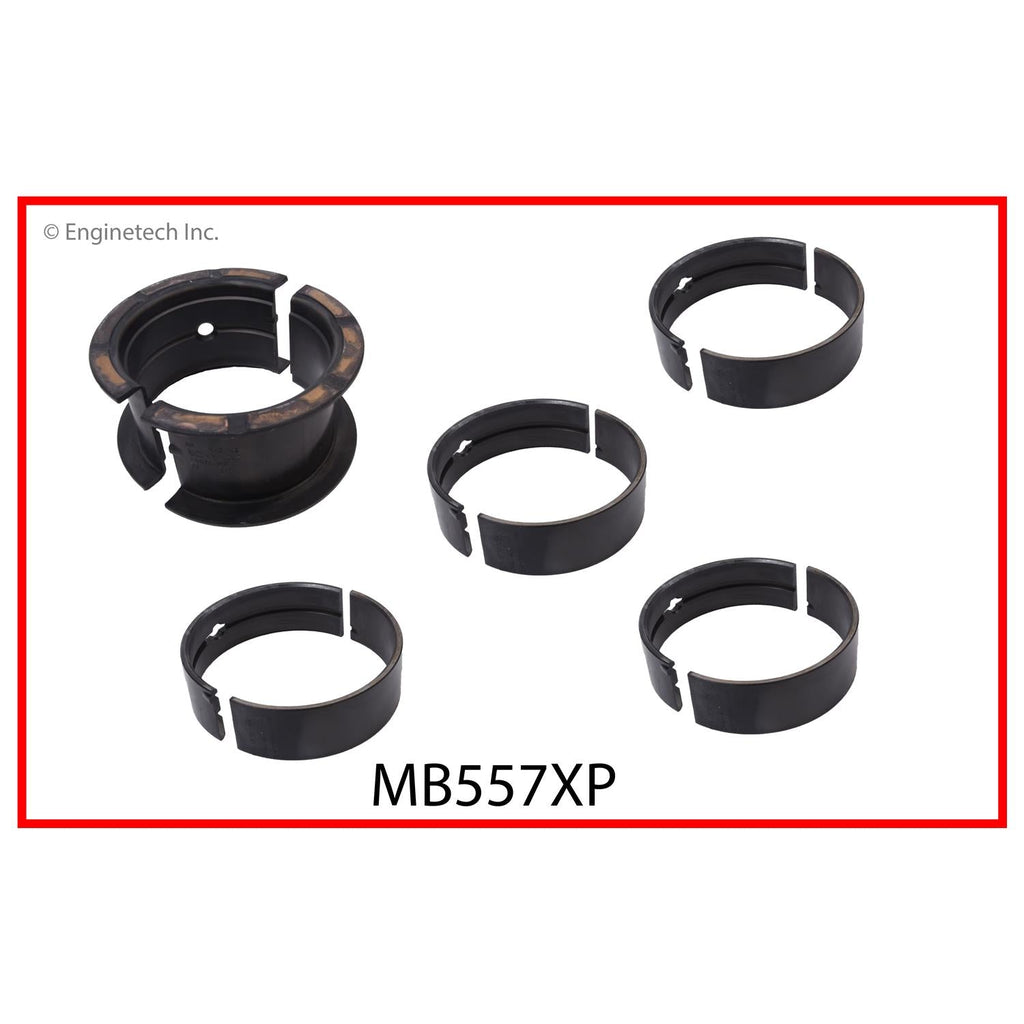 Enginetech MB557XP020 High Performance Engine Full Crankshaft Main Bearing Set