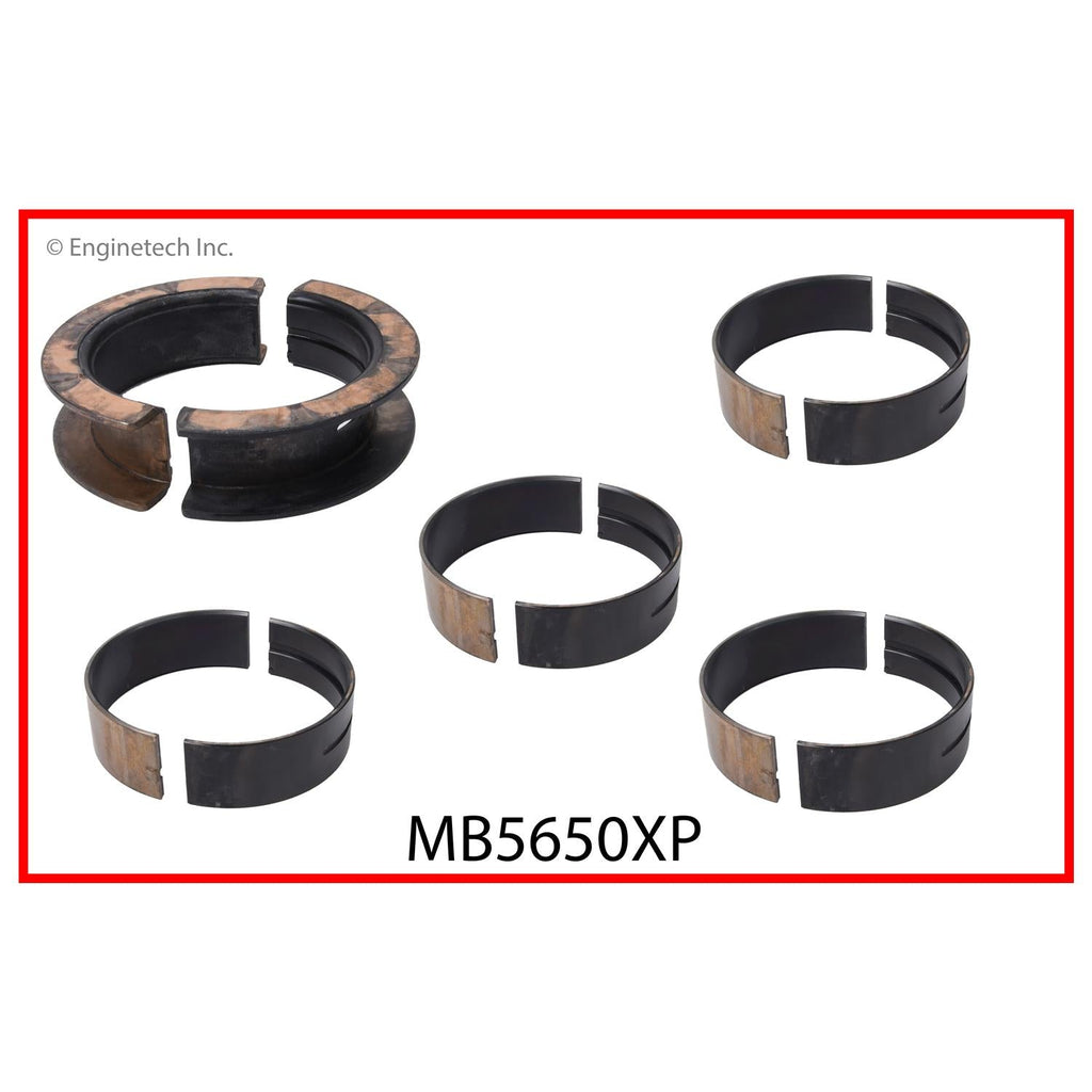 Enginetech MB5650XP010 High Performance Engine Full Crankshaft Main Bearing Set