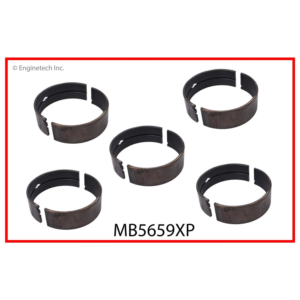 Enginetech MB5659XP0.25 High Performance Engine Full Crankshaft Main Bearing Set for Dodge Ram and Durango