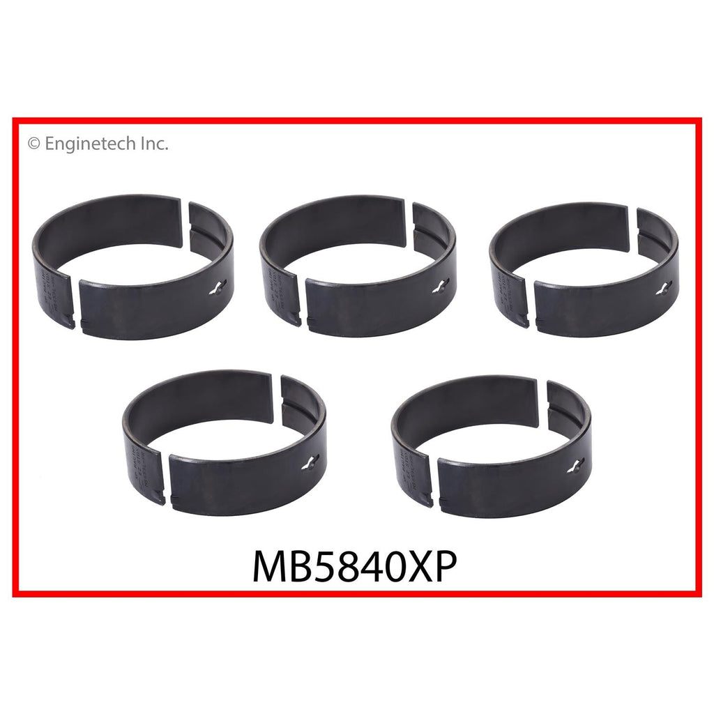 Enginetech MB5840XPSTD High Performance Engine Full Crankshaft Main Bearing Set for Dodge Durango and Ram Trucks