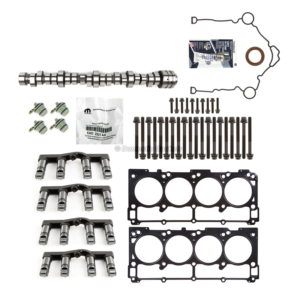 Non-MDS Kit Bolts Camshaft for 09-16 Chrylser Dodge Ram 1500 5.7L Hemi