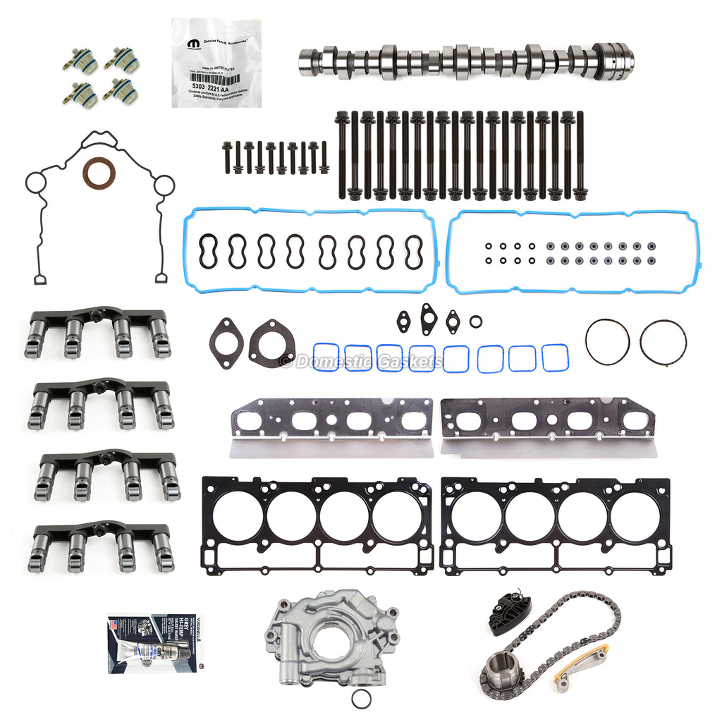 Complete Non-MDS Kit for 09-16 Dodge Ram 1500 Chrysler 5.7L Hemi Engines