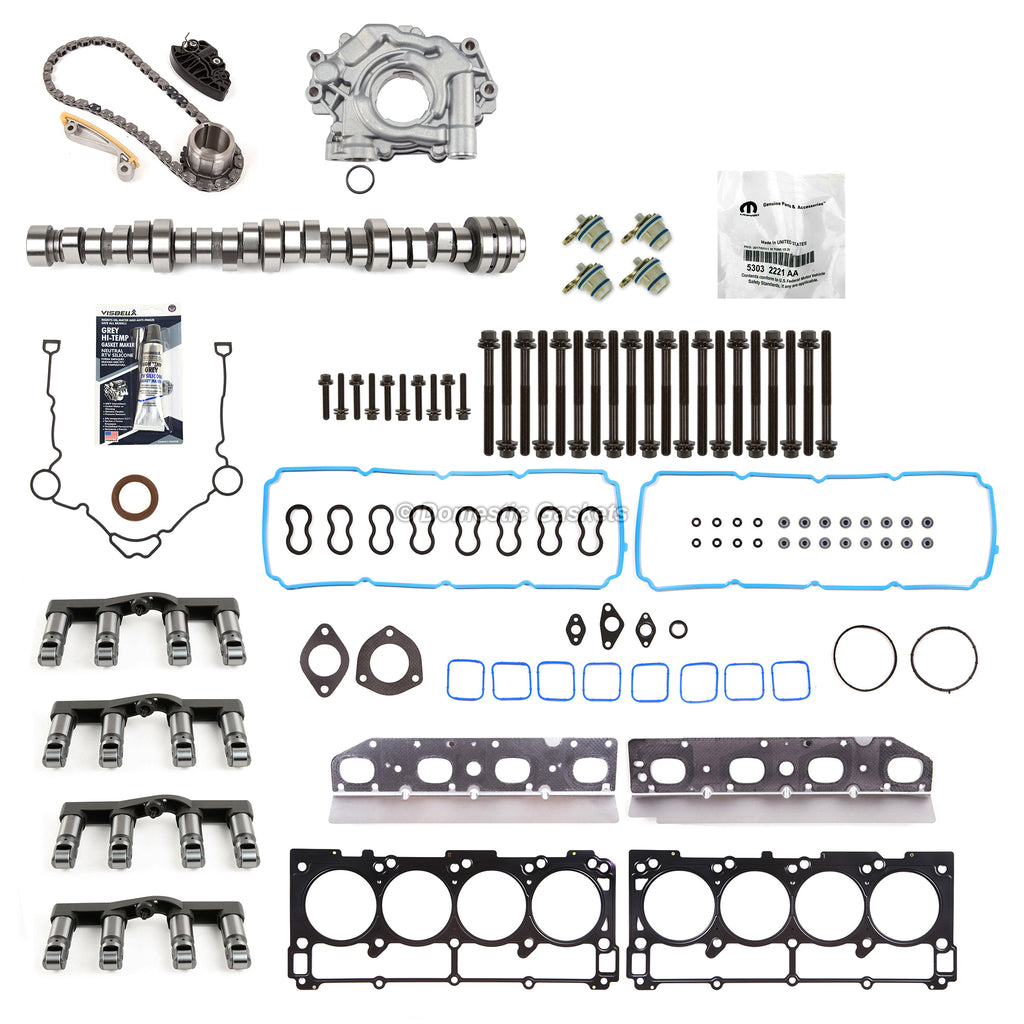 Complete Non-MDS Kit for 09-16 Chrysler Jeep Dodge 5.7L Hemi Engines