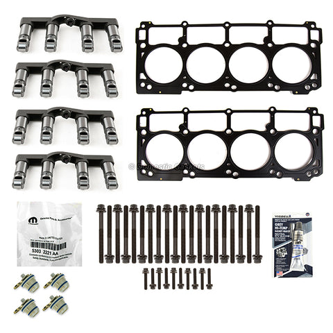 05-10 Chrysler Dodge Jeep 6.1 MDS DELETE KIT lifters head gaskets bolts plug