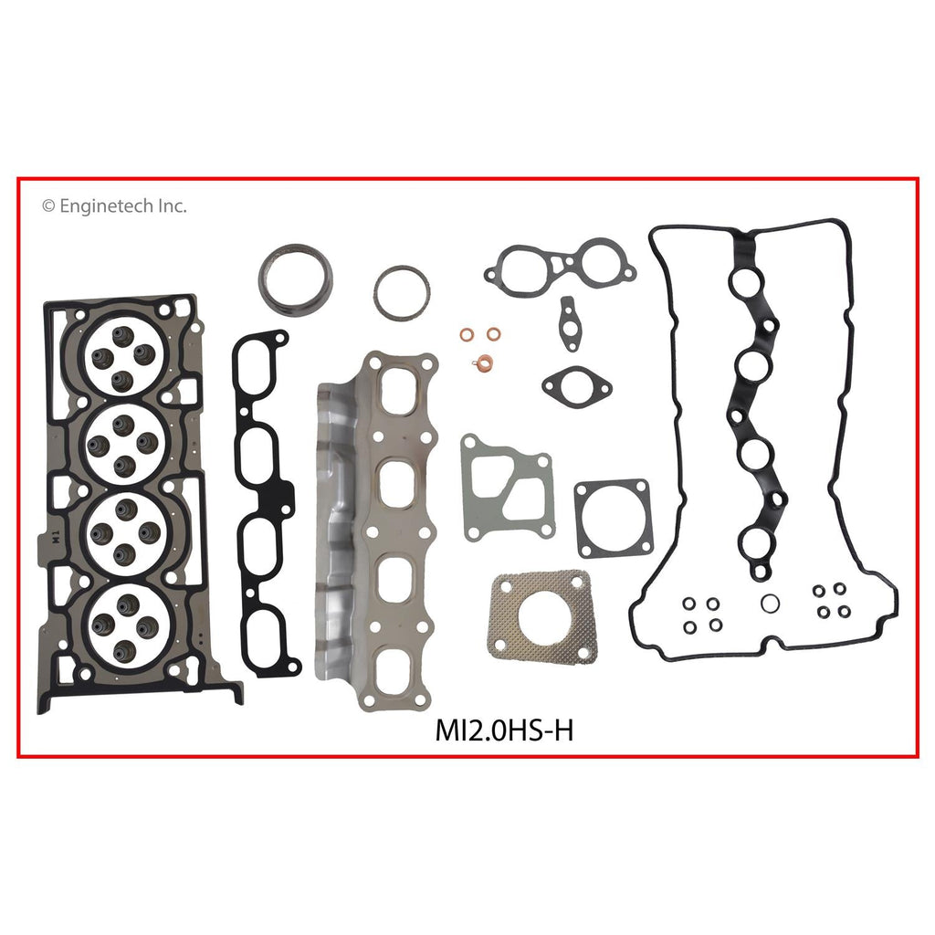 Enginetech Engine Cylinder Head Gasket Set for Mitsubishi Lancer (Part #MI2.0HS-H)