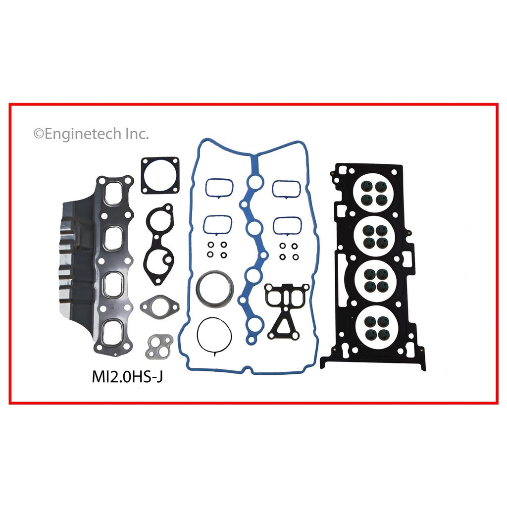 Enginetech MI2.0HS-J Engine Cylinder Head Gasket Set for Mitsubishi Cars and Trucks