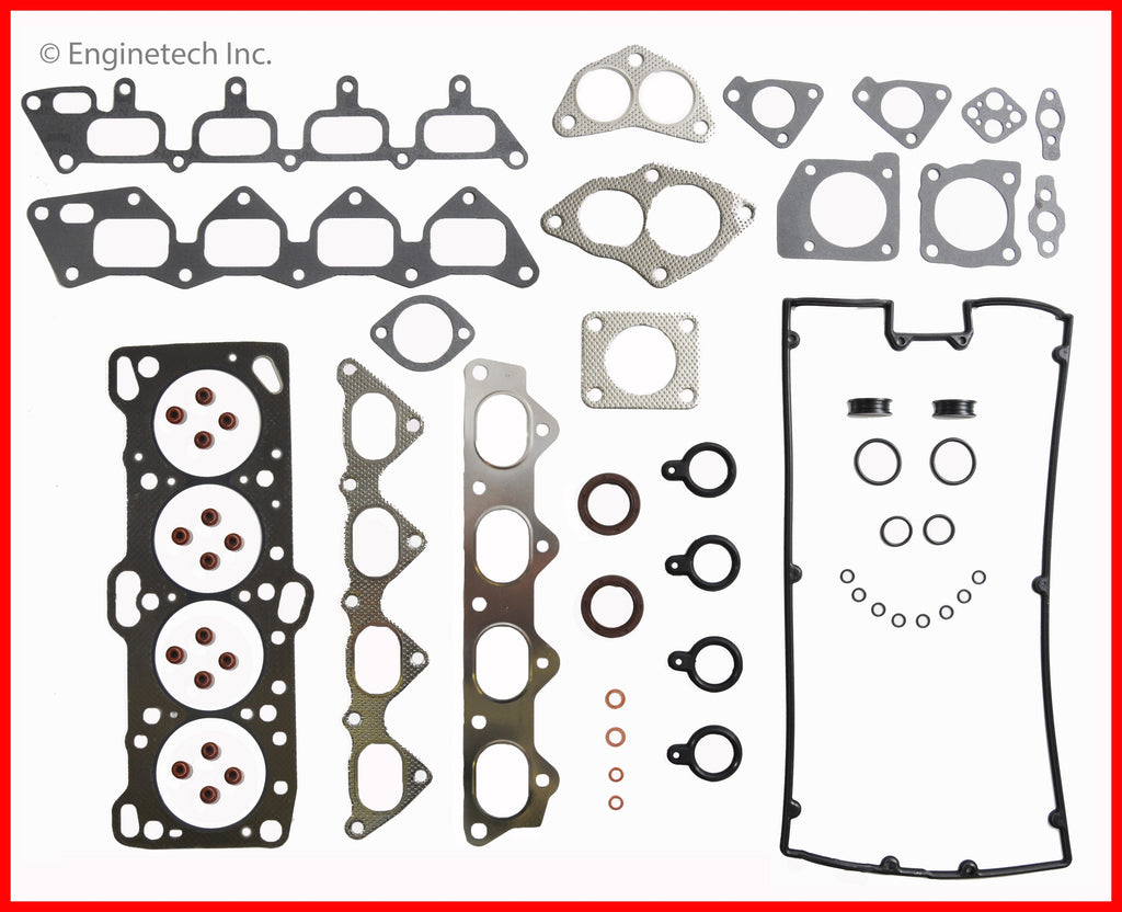 Enginetech Engine Full Gasket Set for Mitsubishi and Plymouth Vehicles - Part MI2.0K-3
