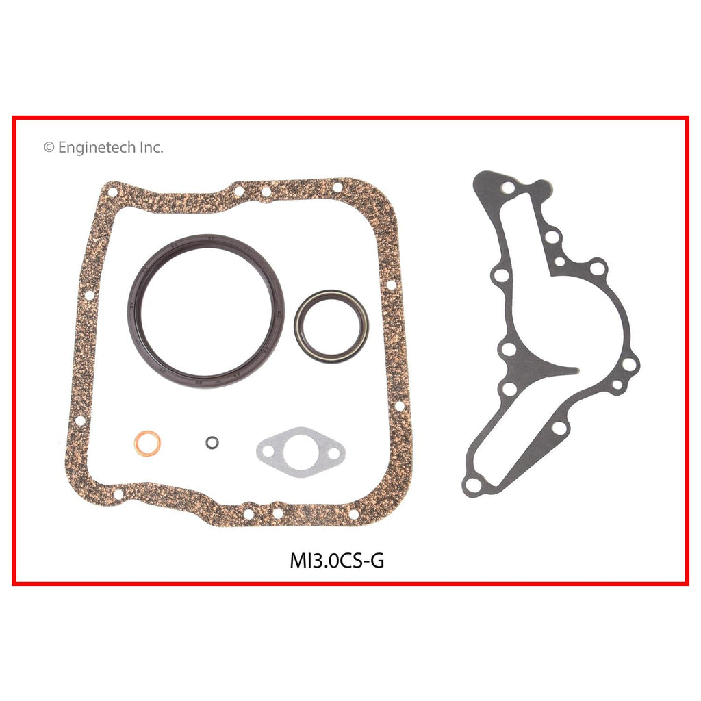 Enginetech MI3.0CS-G Engine Lower End Gasket Set for Mitsubishi Outlander