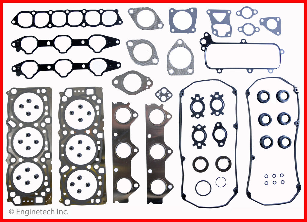 Enginetech Engine Cylinder Head Gasket Set for Mitsubishi and Chrysler Vehicles – Part MI3.0HS-D