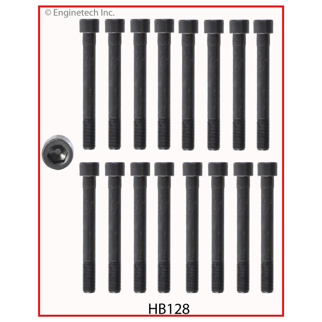 Enginetech MI3.0HS-WB Engine Cylinder Head Gasket Set for Mitsubishi Cars and Trucks with Head Bolts