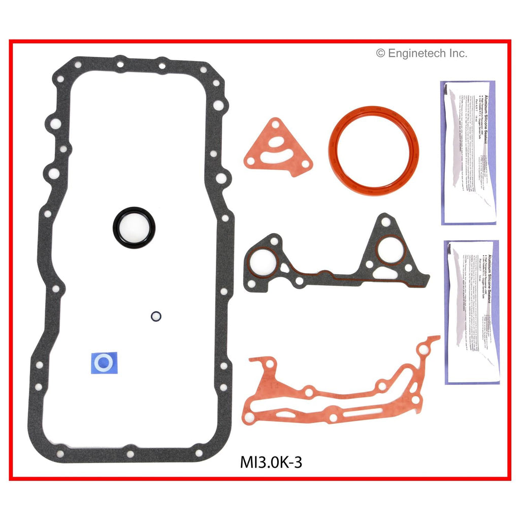Enginetech Engine Full Gasket Set for Mitsubishi Montero Sport 2000 – Part No. MI3.0K-3