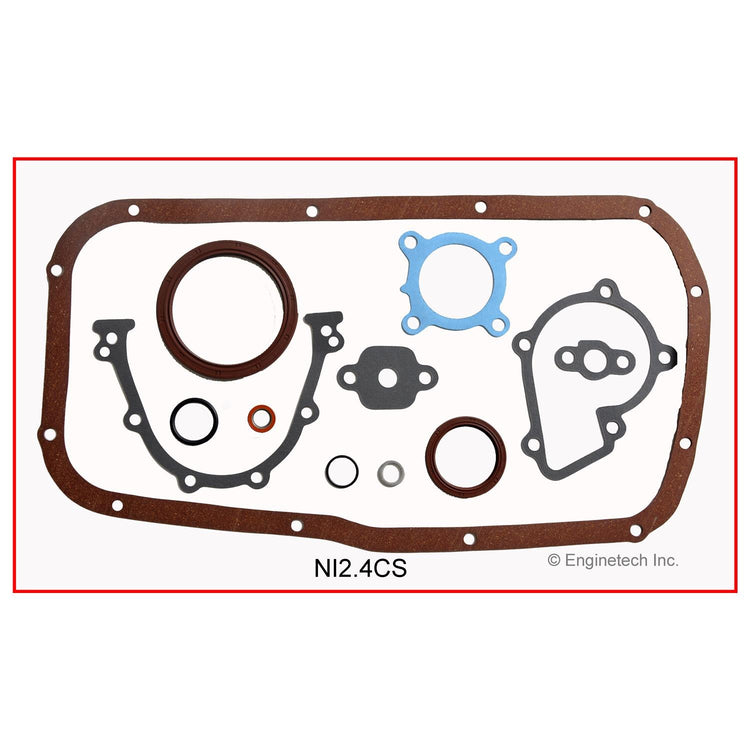 Enginetech Nissan 240SX Engine Lower End Gasket Set (Part NI2.4CS)
