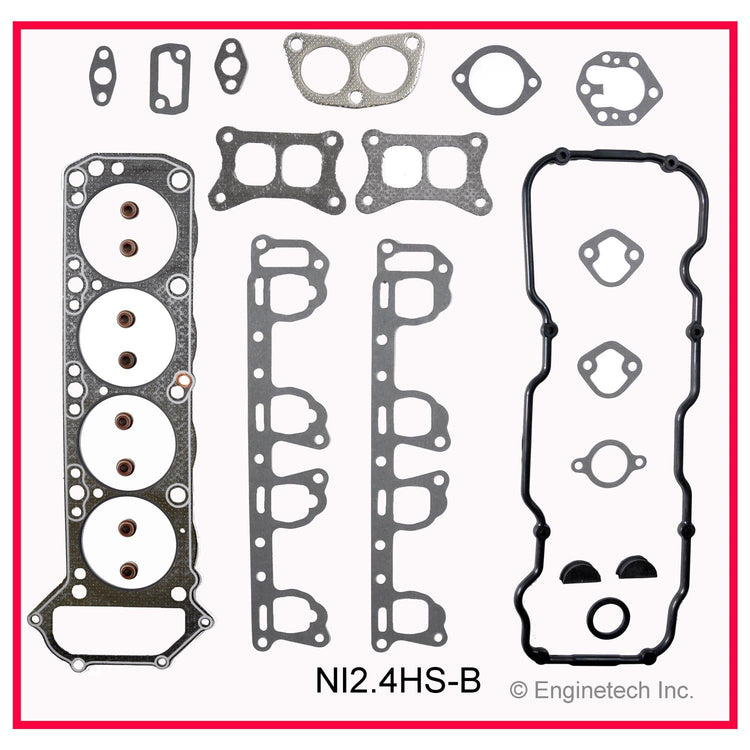 Enginetech Nissan 1987-1988 Van Engine Cylinder Head Gasket Set - Part NI2.4HS-B