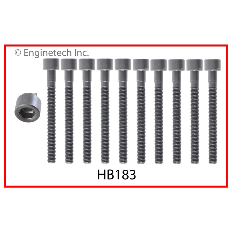 Enginetech NI2.4HS-JWB Engine Cylinder Head Gasket Set for Nissan Altima with Head Bolts