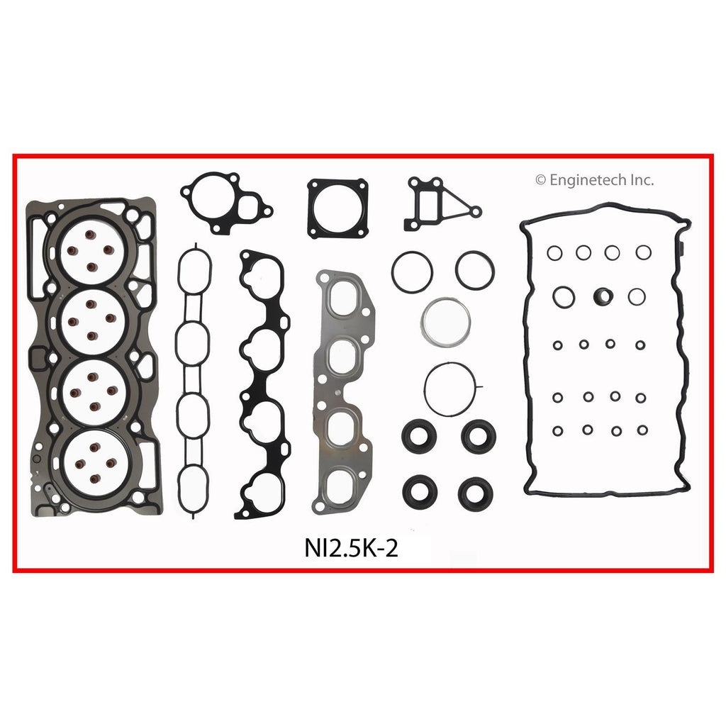 Enginetech NI2.5K-2 Engine Full Gasket Set for Nissan Cars and Trucks