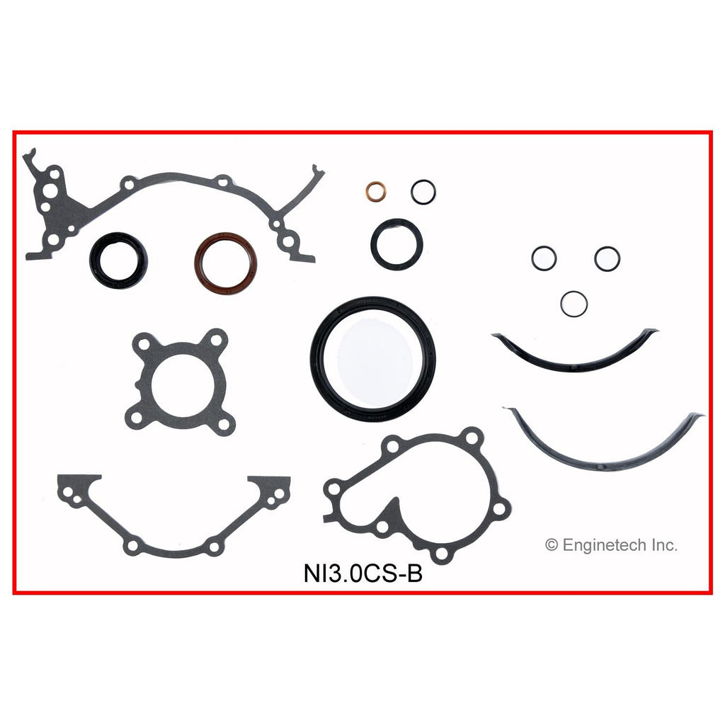 Enginetech Engine Lower End Gasket Set for Nissan Quest 1993-1998 – Part NI3.0CS-B
