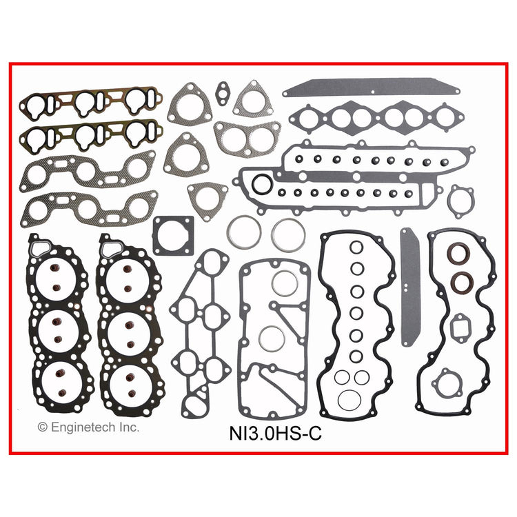 Enginetech Nissan NI3.0HS-C Engine Cylinder Head Gasket Set for 1993 Nissan Quest