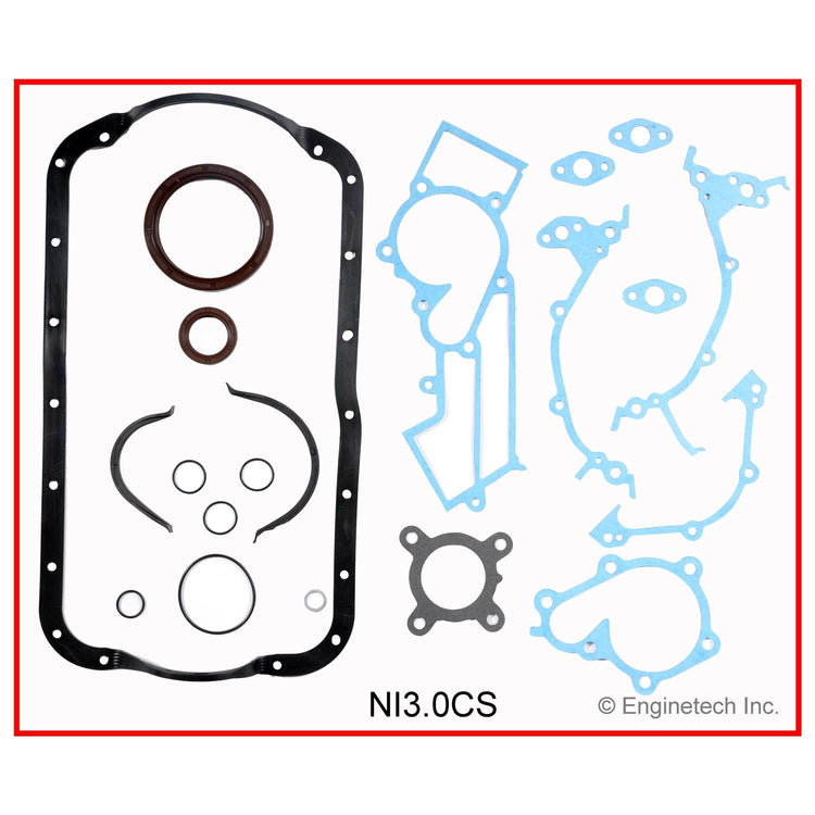 Enginetech Engine Full Gasket Set for Nissan 200SX and Maxima - Part NI3.0K-3